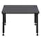 Regency Rectangle School Desks, 18 D X 23-34 H, 26 W X Wood, Metal, Grey RSD18526GY - alternate 6